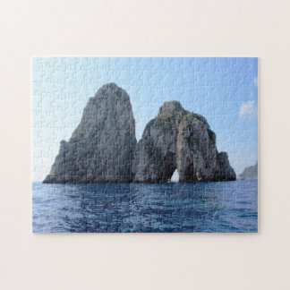 Puzzle Capri Faraglioni - Photographie de la mer Méditerr