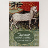 Puzzle Capricorne chèvre signe Zodiac fête d'anniversaire (Vertical)