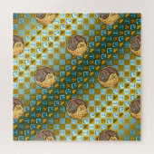 Puzzle Capricorne & Serpent de feu (Horizontal)
