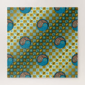 Puzzle Capricorne & Serpent d'eau (Horizontal)