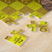Puzzle Capricorne & Singe de feu (Côté)