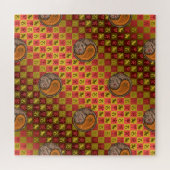 Puzzle Capricorne & Tigre de Bois (Horizontal)