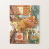Puzzle Capybara géante - Illustration de source chaude (Vertical)