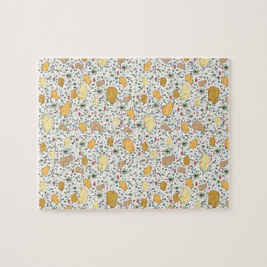 Puzzle Capybaras en jaune (Horizontal)