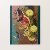 Puzzle Car de pastèque de Halloween (Vertical)