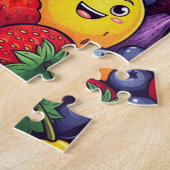 Puzzle Caractère de dessin de fruits Alimentation amusant (Côté)