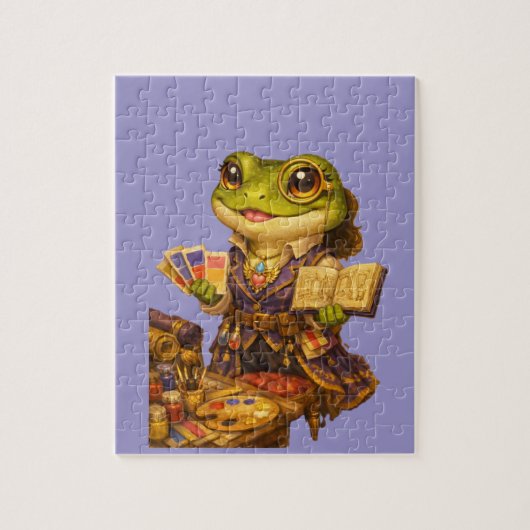 Puzzle Caractère de grenouille créatrice de royaume (Vertical)