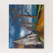 Puzzle Caractère sur une rue de village | Maurice de Vlam (Vertical)