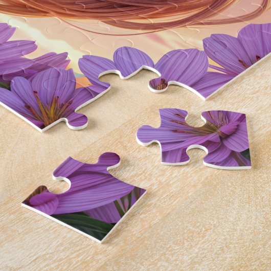 Puzzle Caractères de fille d'Anime à peau foncée (Côté)