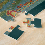 Puzzle Caractères et sorcière de citrouille de Halloween (Côté)