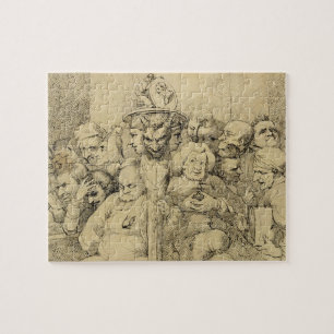 Puzzle Caractères littéraires assemblés autour du