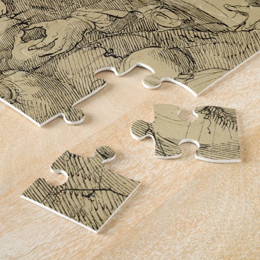 Puzzle Caractères littéraires assemblés autour du (Côté)