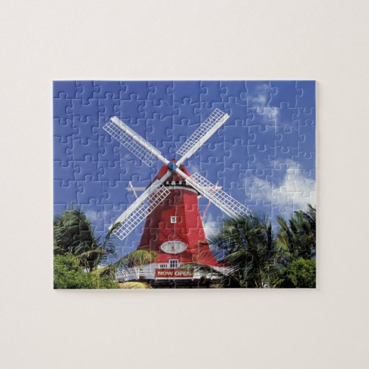 Puzzle Caraïbes, Aruba. Vieux Moulin, converti en 'Moulin (Horizontal)