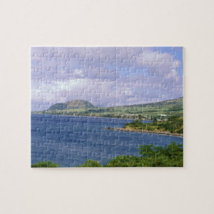 Puzzle Caraïbes, Saint-Kitts, Roseau. Côte.