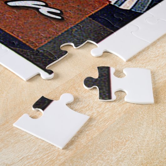 Puzzle Caraïbes Vintage voyage (Côté)