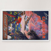 Puzzle Caraïbes Vintage voyage (Horizontal)