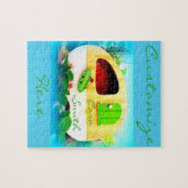 Puzzle caravane minuscule de gitan de maison (Horizontal)