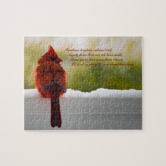 Puzzle Cardinal avec Visiteurs du Ciel 10x8 défi (Horizontal)