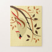 Puzzle Cardinal-chanteur du Nord (Vertical)