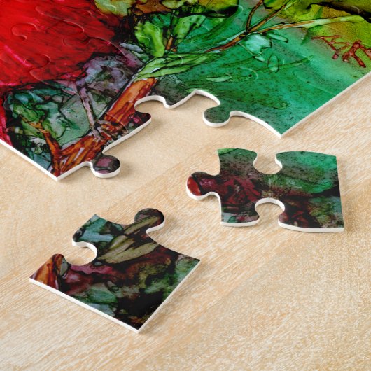 Puzzle Cardinal dans l'arbre (Côté)