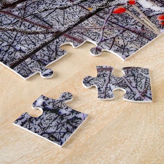 Puzzle cardinal de forêt (Côté)