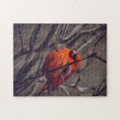 Puzzle Cardinal d'hiver (Horizontal)