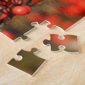 Puzzle Cardinal du Nord dans l'Winterberry Commune (Côté)