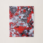 Puzzle Cardinal du Nord, Hiver, IL (Vertical)