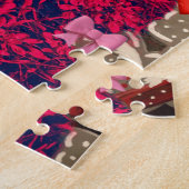 Puzzle Cardinal en Silver Snowflake (Côté)