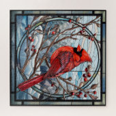 Puzzle Cardinal en verre tendu (Horizontal)