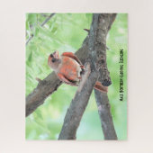 Puzzle Cardinal Homme Fledgling, amoureux des oiseaux (Vertical)