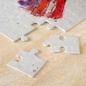 Puzzle cardinal mâle (Côté)