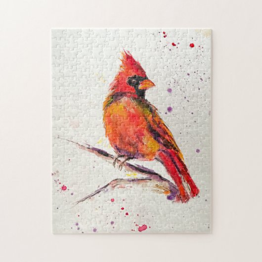 Puzzle cardinal mâle (Vertical)