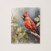 Puzzle Cardinal rouge (Vertical)