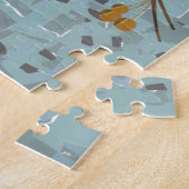 Puzzle Cardinal Rouge, l'oiseau de Noël (Côté)