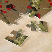 Puzzle Cardinal rouge mâle perché, IL (Côté)