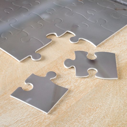 Puzzle Cardinal roux brillant en neige hivernale (Côté)