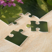 Puzzle Cardinal sur une branche de Redbud (Côté)