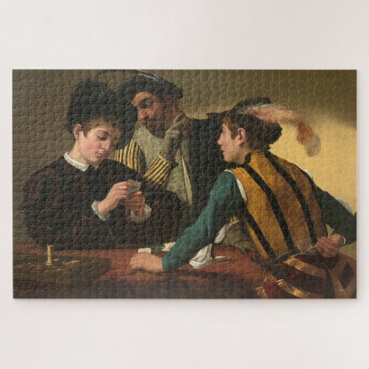 Puzzle Cardsharps (1594) par Caravaggio (Horizontal)