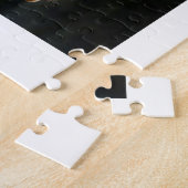 Puzzle Caresse de girafe de maman et de bébé (Côté)