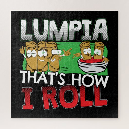 Puzzle Caricature alimentaire philippine Lumpia (Vertical)