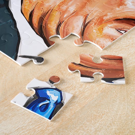 Puzzle Caricature d'atout et de Hillary (Côté)