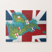 Puzzle Caricature De British Isles (Horizontal)