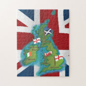Puzzle Caricature De British Isles (Vertical)