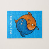 Puzzle Caricature de poisson Yin Yang (Horizontal)