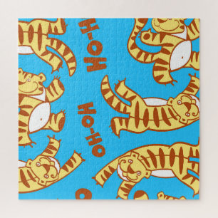 Puzzle Caricature De Tiger Cubs : Drôle Sans Seamless.