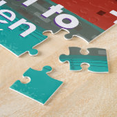 Puzzle Caricature de voyage à Leiden Holland (Côté)