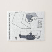 Puzzle Caricature du bureau des prêts bancaires (Horizontal)