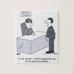 Puzzle Caricature du bureau du directeur de banque
