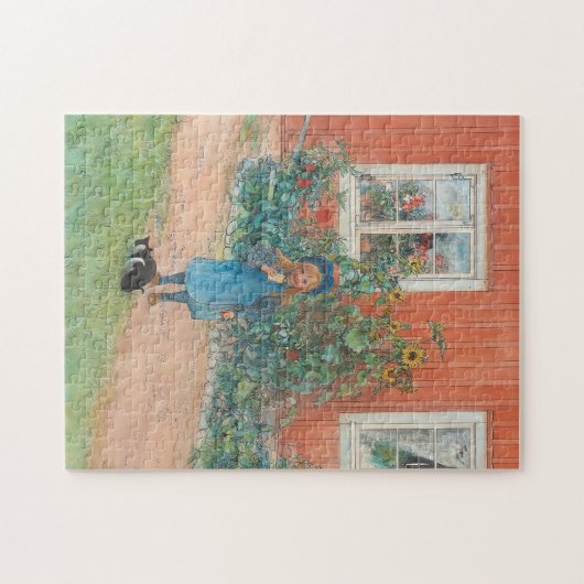 Puzzle Carl Larsson - Brita Avec Chat (Horizontal)